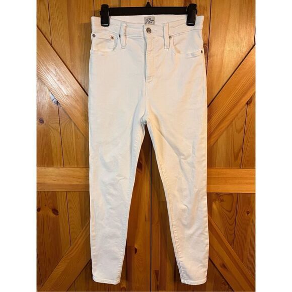 J. Crew curvy toothpick Denim Women’s White jeans size 28 (2186) - Picture 1 of 8